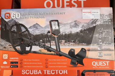 Обзор металлоискатель Quest Q60, фото, комплектация